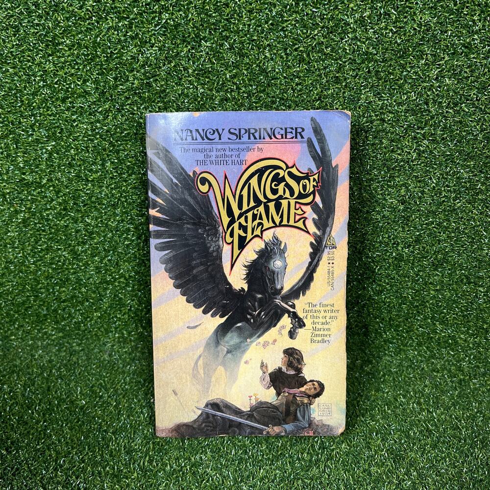 Vintage Paperback Wings of Flame by Nancy Springer
